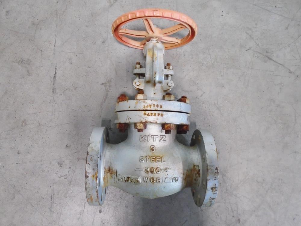 Kitz 3" 300# WCB Globe Valve 300SCJSY-N